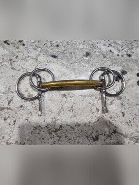 Bowman Mullen Wilson Half Cheek Snaffle Bit, 5.5